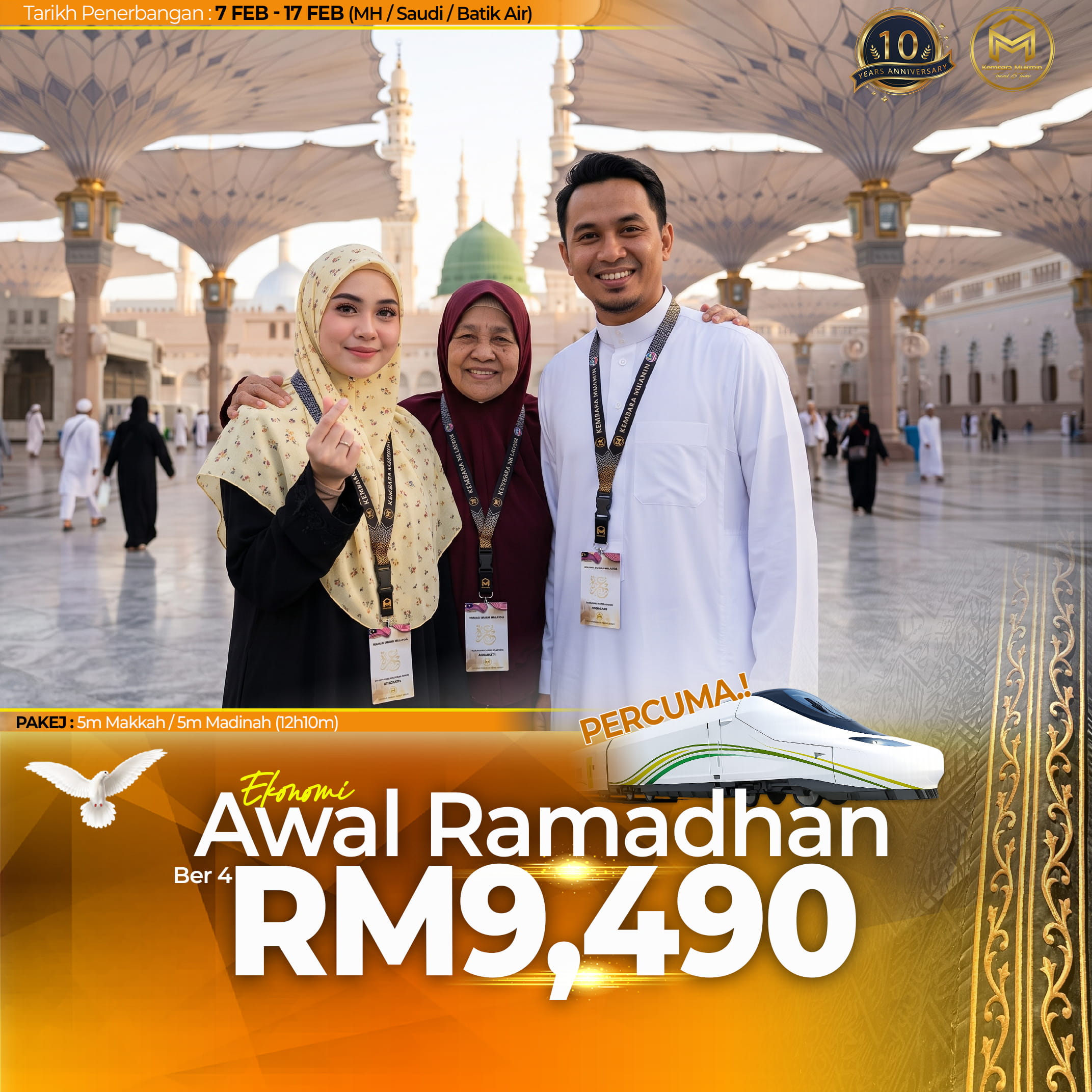 Umrah Awal Ramadhan (Ekonomi)
